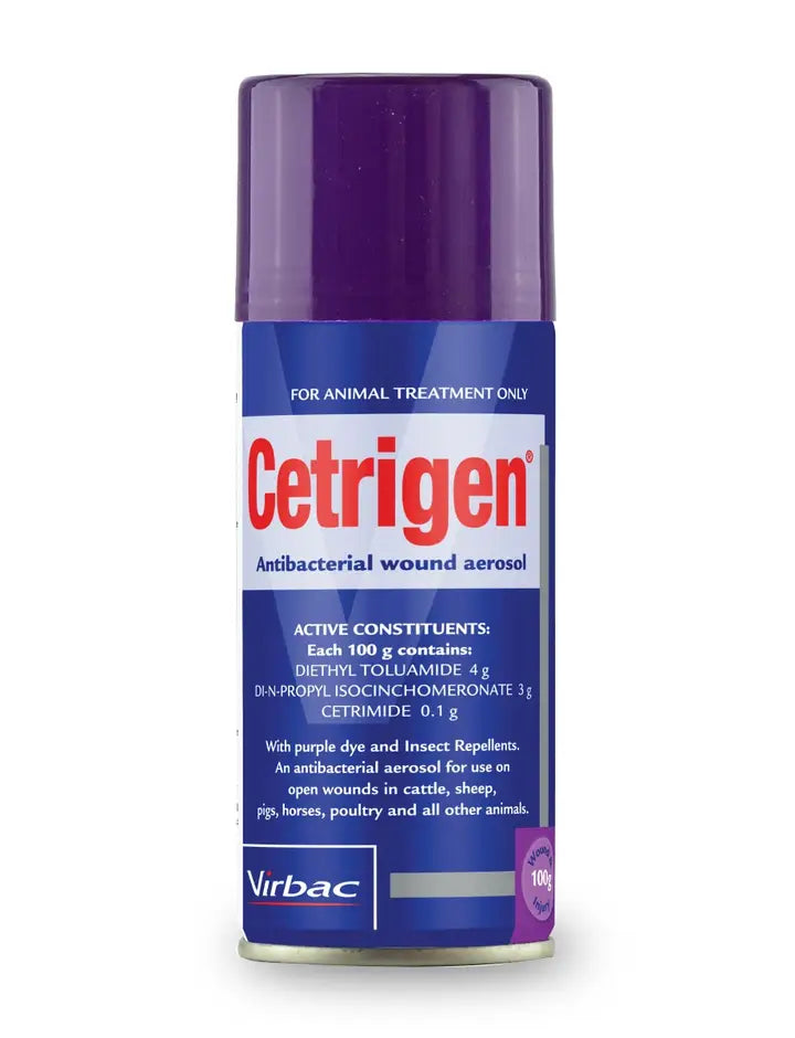 Cetrigen Aerosol 100g | Antibacterial Wound Care Spray
