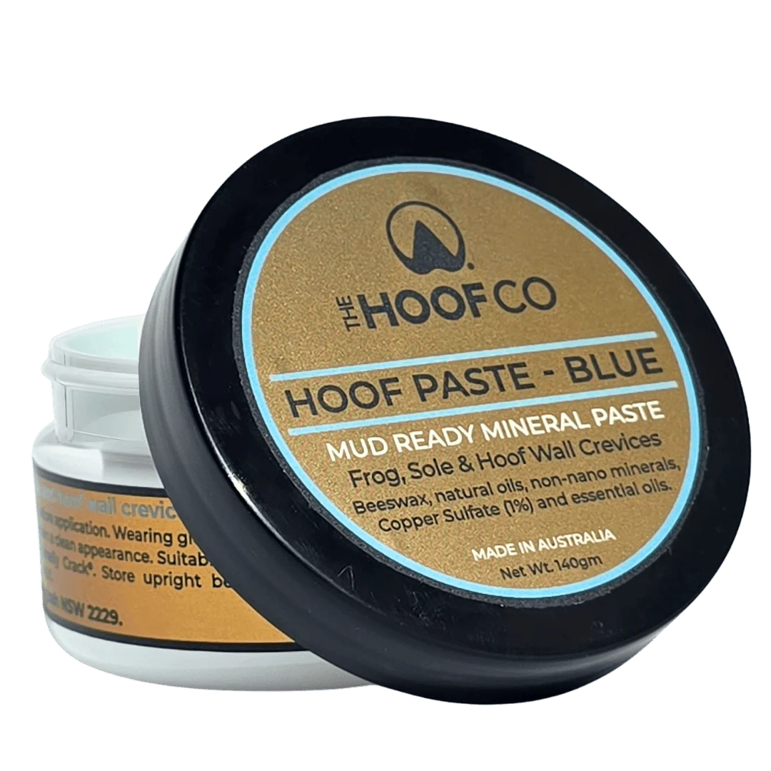 Hoof Paste Blue 140g | Mud Ready, Water Resistant Hoof Paste