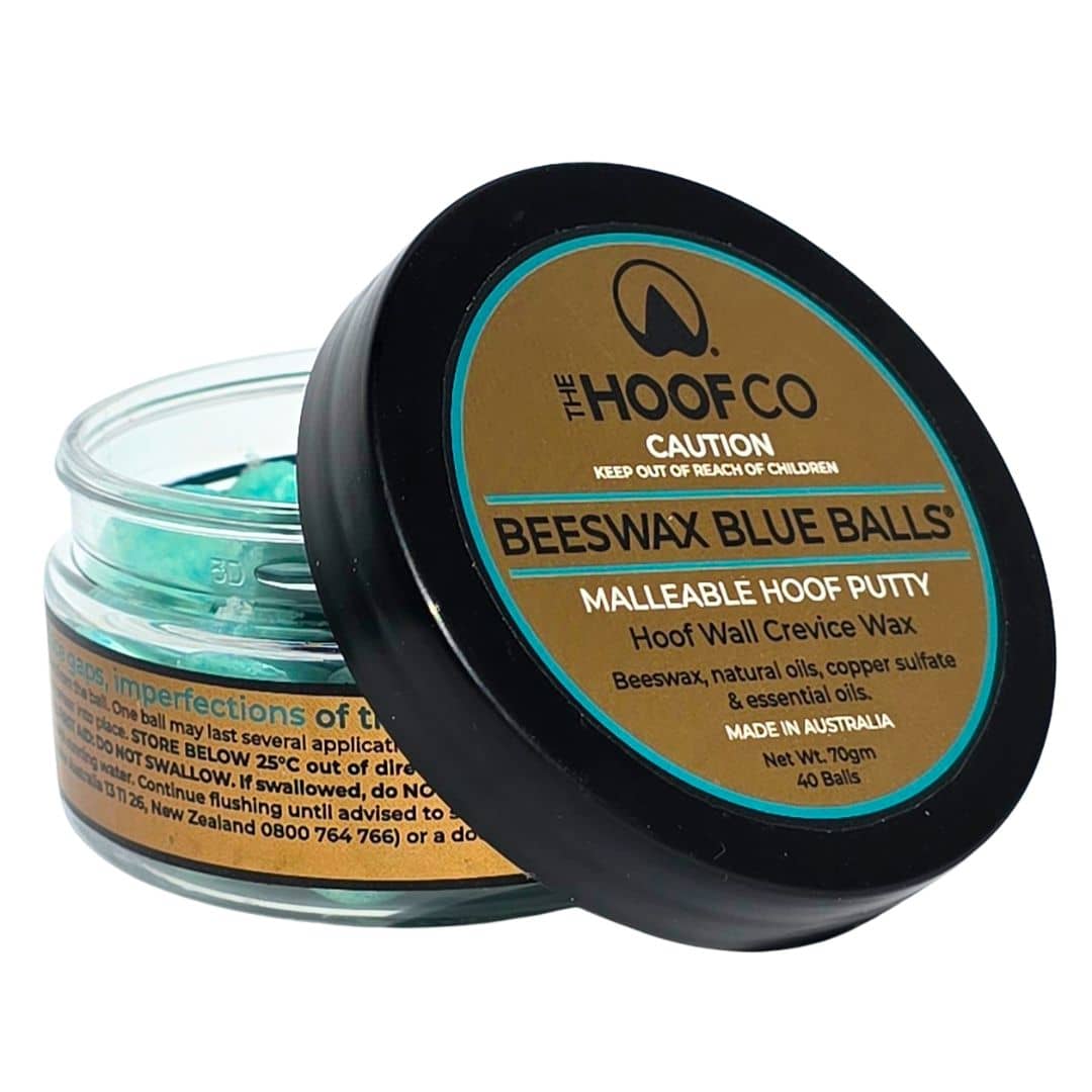 Beeswax Blue Balls (40) | Hoof and Sole Defect Wax