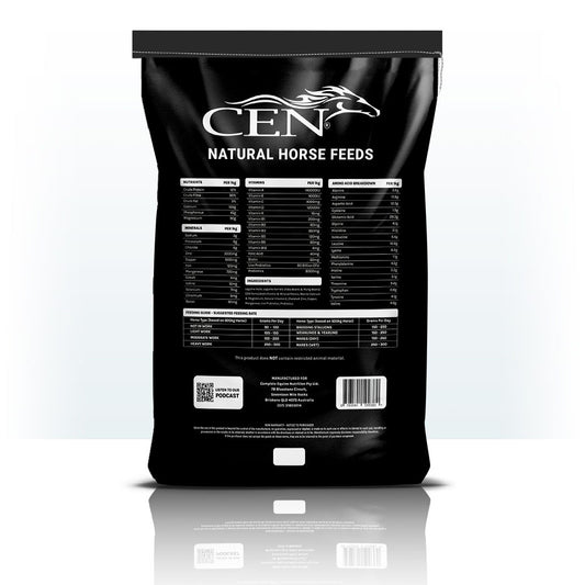 CEN Nutrition CF50 Grain Free Equine Multivitamin & Mineral Pellet - product label-Ingredients-Nutritional Information