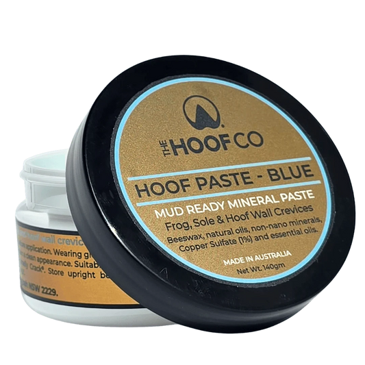 Hoof Paste Blue 140g | Mud Ready, Water Resistant Hoof Paste
