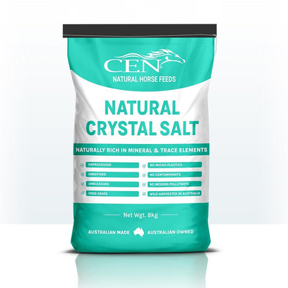 CEN Nutrition Macrobiotic Crystal Salt for Horses - unprocessed natural salt-rich in minerals-trace elements

