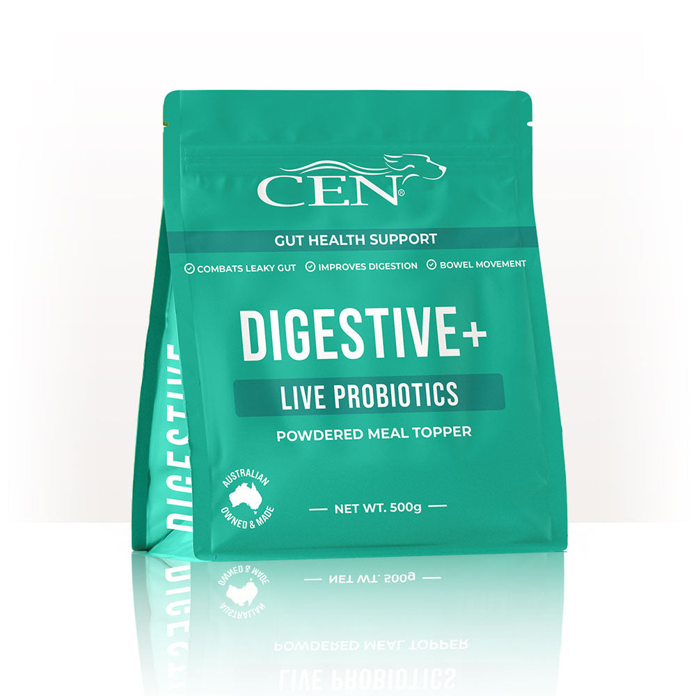CEN Nutrition Digestive+ Dog Probiotic Supplement – gut health-digestion-immunity support-powdered meal topper