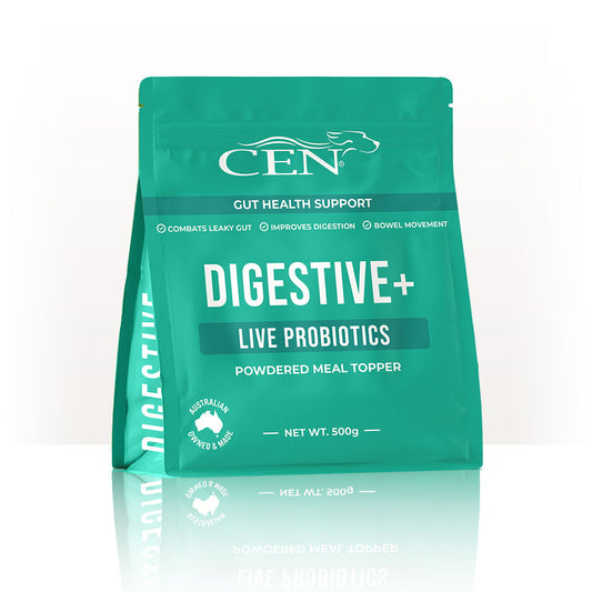 CEN Nutrition Digestive+ Dog Probiotic Supplement – gut health-digestion-immunity support-powdered meal topper