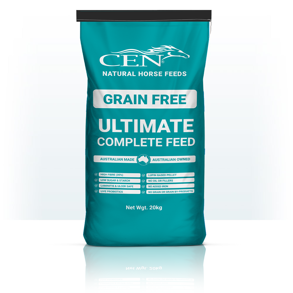 CEN Nutrition Ultimate Grain Free Complete Horse Feed Pellet - High fibre-low sugar-low feed rate-equine pellet