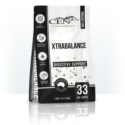 CEN Nutrition Xtrabalance Digestive Supplement for Horses - natural mycotoxin binder-gut balancer-probiotic and prebiotic-healthy gut microbiome
